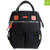 Large Waterproof Diaper Bag Backpack For Mom In Black-Enzobags